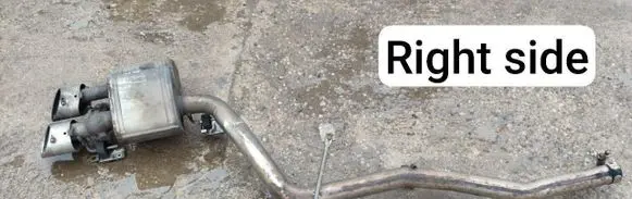 Maserati Ghibli Rear muffler/silencer tail pipe 