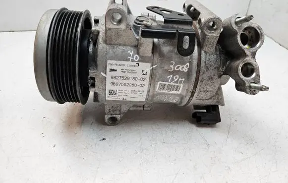 Peugeot 3008 II Air conditioning (A/C) compressor (pump) 9827529180