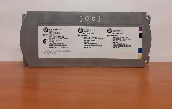 BMW 5 F10 F11 Bluetooth control unit module 3063 9231091