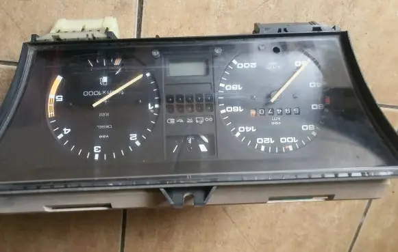Volkswagen Golf II Speedometer (instrument cluster) 191919059 191919033fl