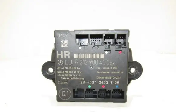 Mercedes-Benz C W204 Door control unit/module A2129004006