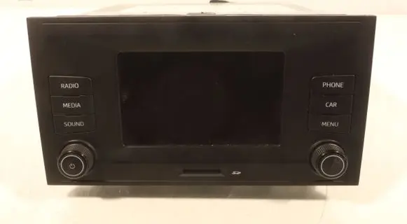 Seat Leon (5F) Radio/GPS head unit trim 5F0035871D