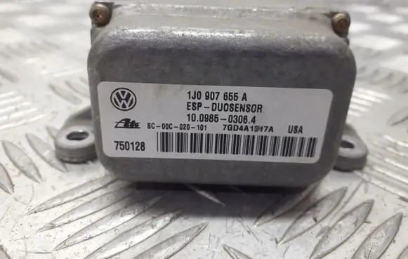 Skoda Octavia Mk2 (1Z) ESP acceleration yaw rate sensor 1J0907655A
