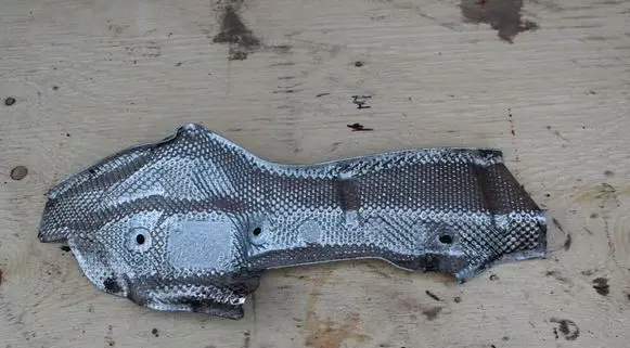 Audi A6 S6 C7 4G Exhaust heat shield 4G0399300