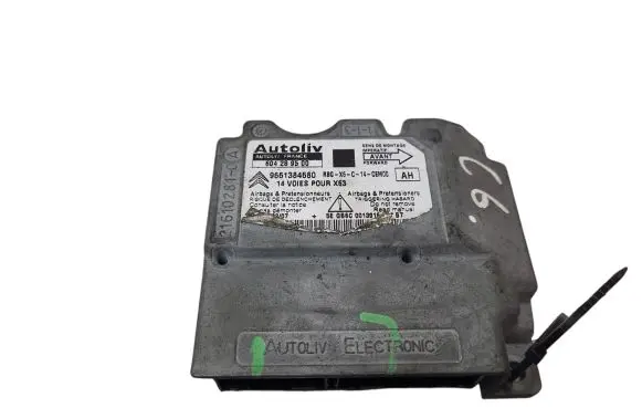 Citroen C6 Airbag control unit/module 9661384680 604289500