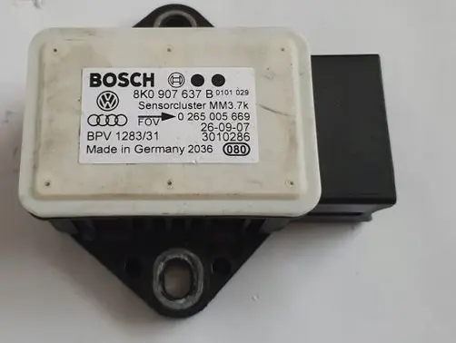Audi A4 S4 B8 8K ESP acceleration yaw rate sensor 8K0907637B