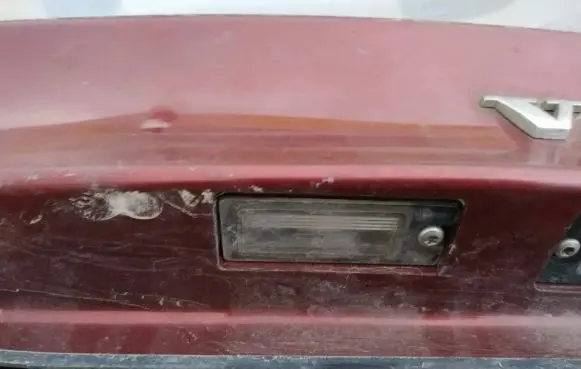 Volvo S60 Number plate light