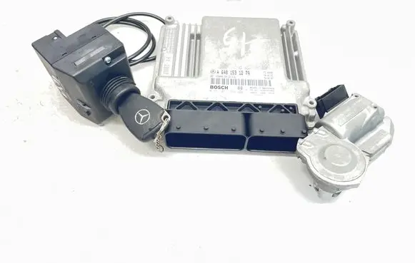 Mercedes-Benz E W211 Engine ECU kit and lock set A6481531279 0281011349 2115451408