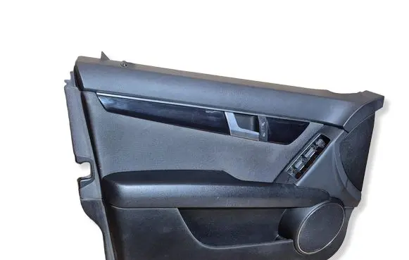 Mercedes-Benz C W204 Front door card panel trim A2047200522 A2049055302 20130507T882