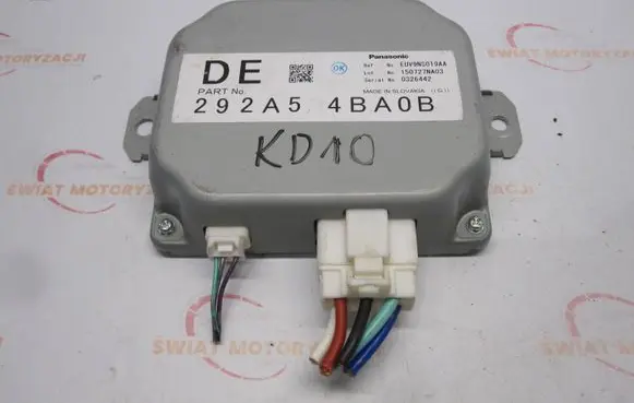 Nissan Juke I F15 Camera control unit module 292A5-4BA0B