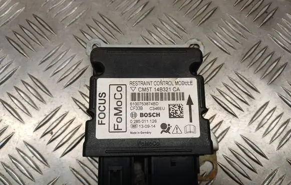 Ford Focus Airbag control unit/module CM5T14B321CA 0285011126