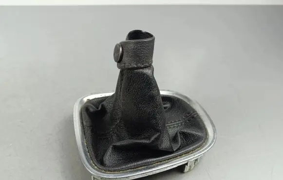 Gear lever shifter trim leather/knob