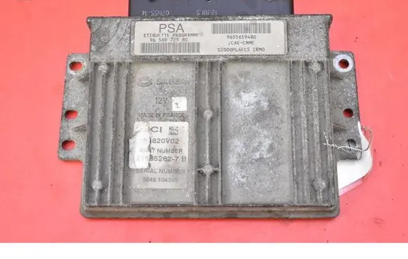 Peugeot 206 CC Engine control unit/module ECU 9656972580