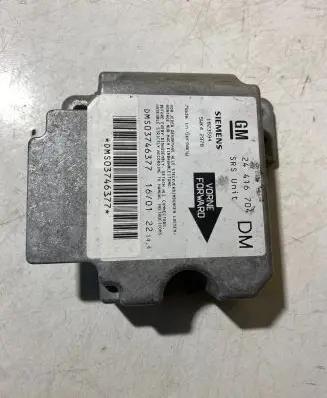 Opel Zafira A Airbag control unit/module 24416704 1923594 5WK42978