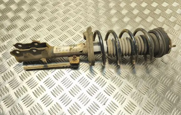 Front shock absorber with coil spring