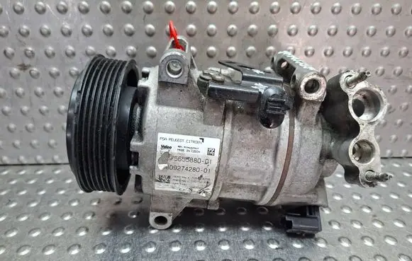 Peugeot 308 Air conditioning (A/C) compressor (pump) S27624148 9809274280