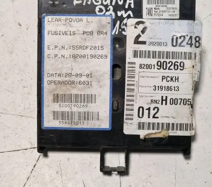 Renault Laguna II Comfort/convenience module 8200190269 31918613 3920013