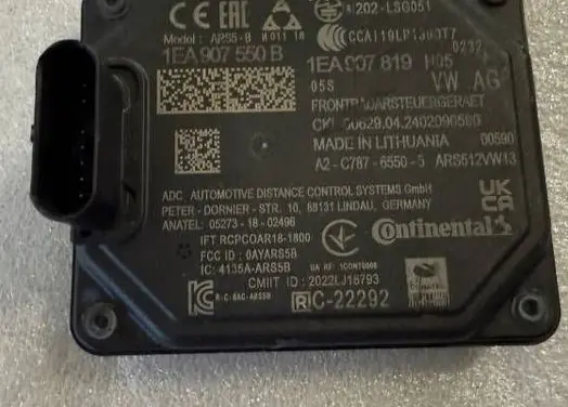 Volkswagen ID.3 Distronic sensor radar 1EA907550B 2021GG051 1EA907819