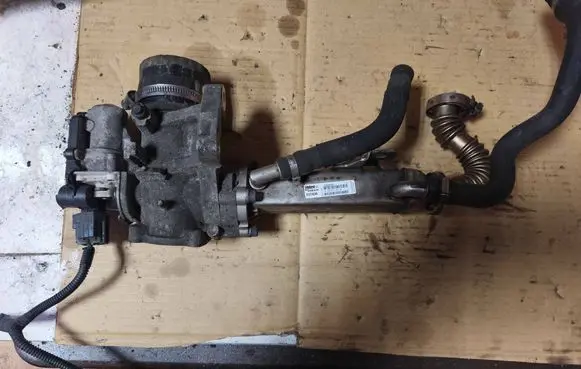 EGR valve cooler
