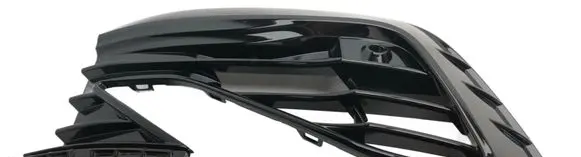 Front bumper upper radiator grill