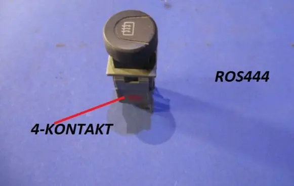 Citroen Berlingo Windscreen/window heater switch ROS444