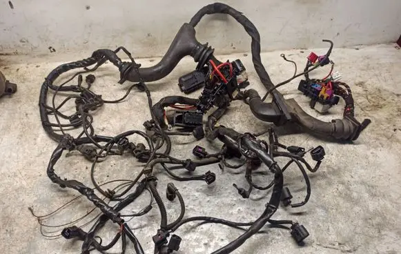 Audi A6 S6 C6 4F Engine installation wiring loom