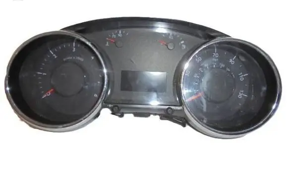 Peugeot 3008 I Speedometer (instrument cluster) 9666175180