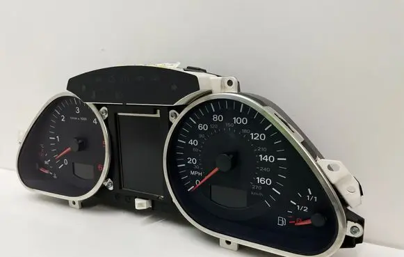 Audi A6 S6 C6 4F Speedometer (instrument cluster) 4F0920981F 4F0910930C