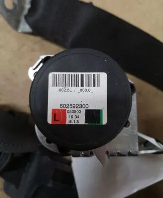Opel Zafira B Rear seatbelt 602592300