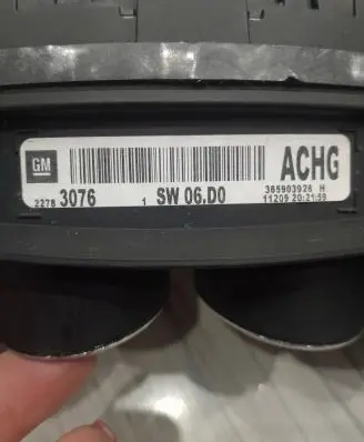 Opel Insignia A Speedometer (instrument cluster) 22783076