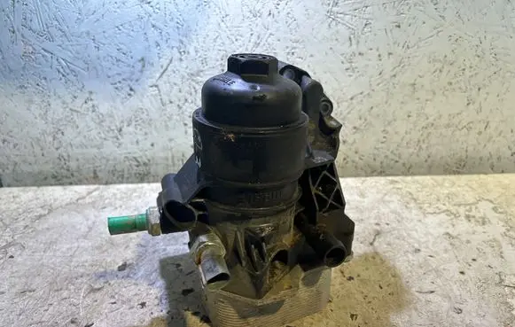 Oil filter mounting bracket