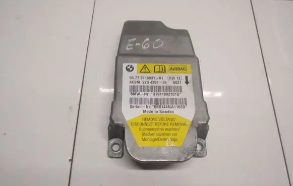 BMW 5 E60 E61 Airbag control unit/module 6577911893101 ACSM220439134