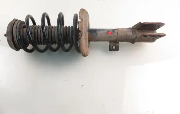 Front shock absorber with coil spring