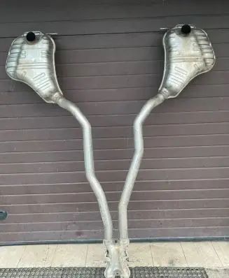 Volkswagen Phaeton Double Muffler 3D0253611M 3D0120K