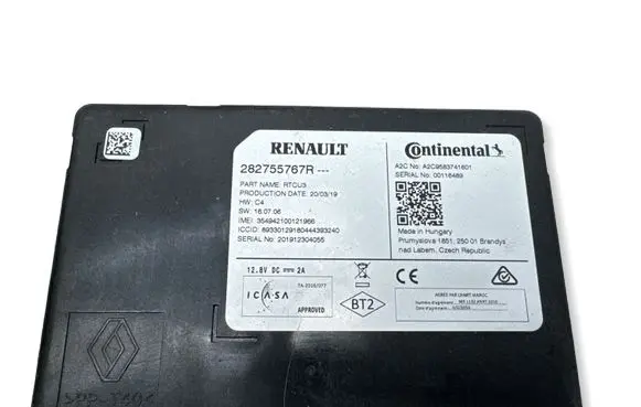 Renault Mégane Renault Sport III (IV Based) GPS navigation control unit/module A2C9583741601 282755767R 00116489