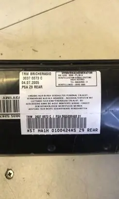 Peugeot 607 Seat airbag 9648622980