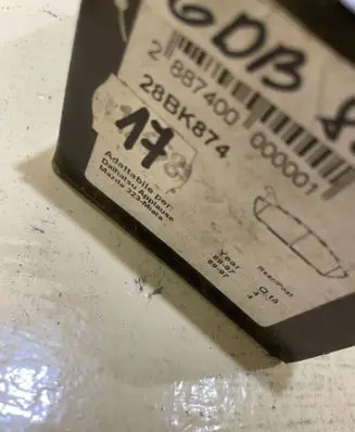 Mazda 323 Brake pads (rear) 