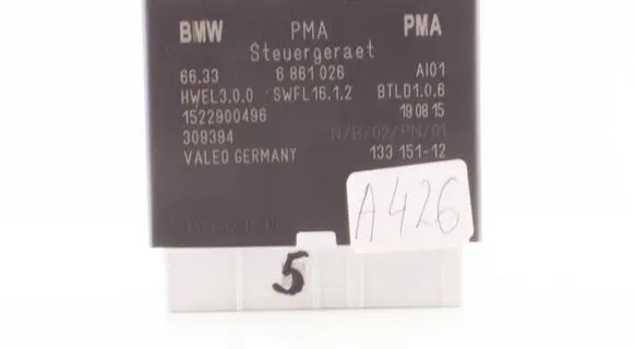 BMW X5 F15 Parking PDC control unit/module 6861026 1522900496 13315112