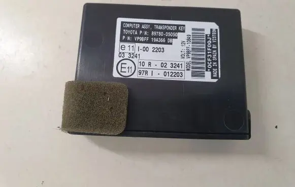 Toyota Avensis T270 Immobilizer control unit/module 8978005050
