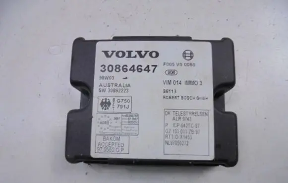 Volvo S40, V40 Immobilizer control unit/module 30864647