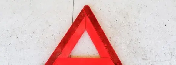 Emergency warning sign