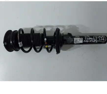 Front shock absorber with coil spring