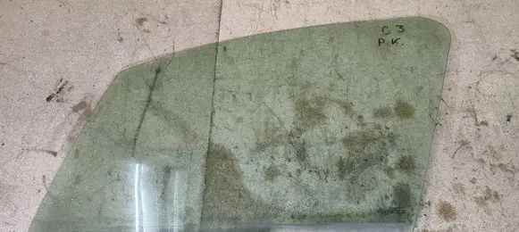 Citroen C3 Front door window glass four-door 43R001583 AS2M3232DOT682