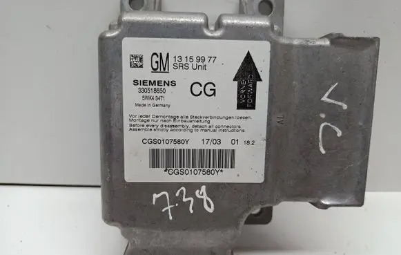 Opel Signum Airbag control unit/module 13159977 CGS0107580Y 330518650