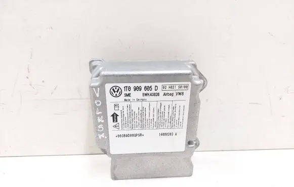Volkswagen Touran I Airbag control unit/module 1T0909605D 14080203A 5WK43828