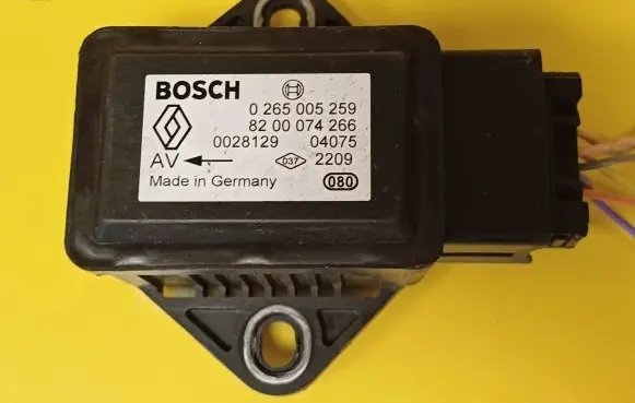 Renault Megane II ESP acceleration yaw rate sensor 0265005259 8200074266