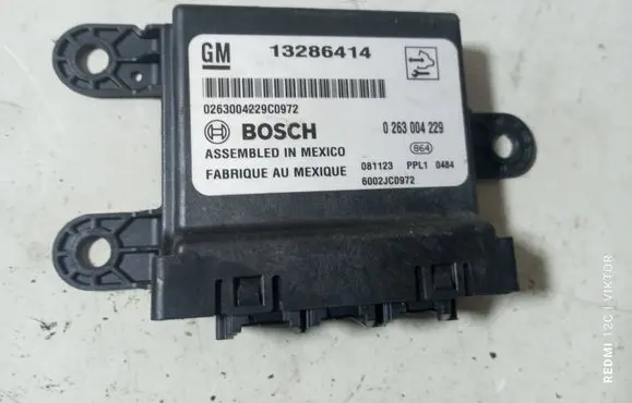 Opel Zafira B Parking PDC control unit/module 13286414 0263004229