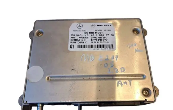Mercedes-Benz E W211 Bluetooth control unit module A2118702726