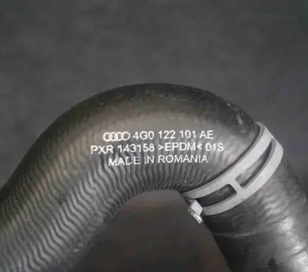 Audi A6 S6 C7 4G Engine coolant pipe/hose 4G0122101AE