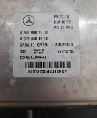 Mercedes-Benz E W212 Engine control unit/module A0064461540 28312735 A6519007500